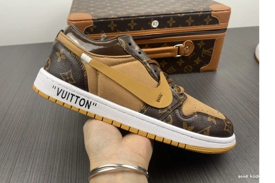 -LouiV WHITE-LouiV JORDAN Top O-W (WITH AIR 1 CASE) Low 0518